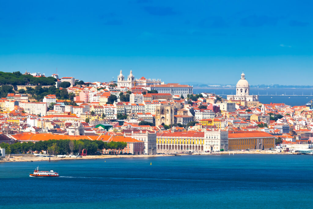 Lisbon,Skyline,As,Seen,From,Almada,(portugal)